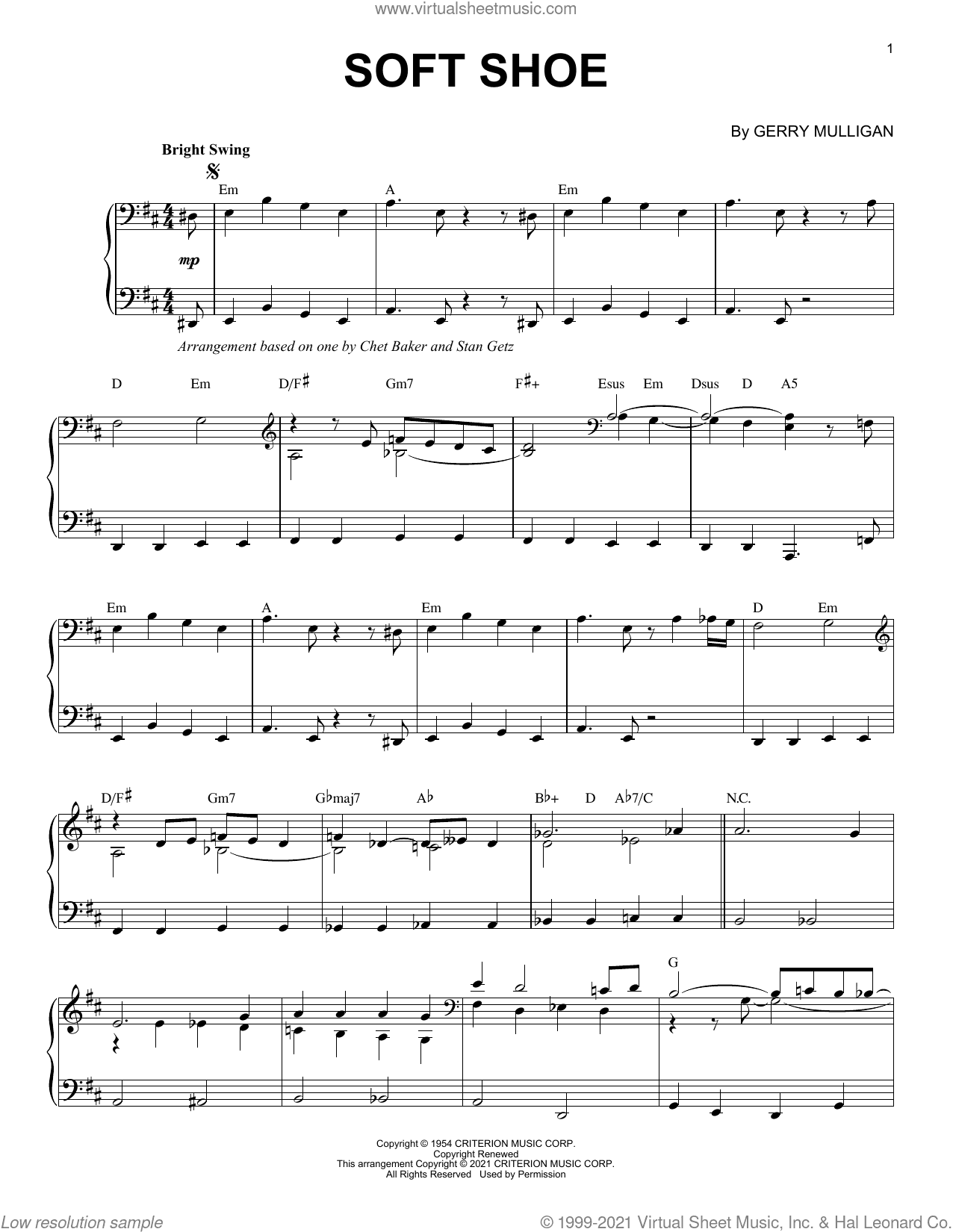 Soft Shoe [Jazz version] (arr. Brent Edstrom)