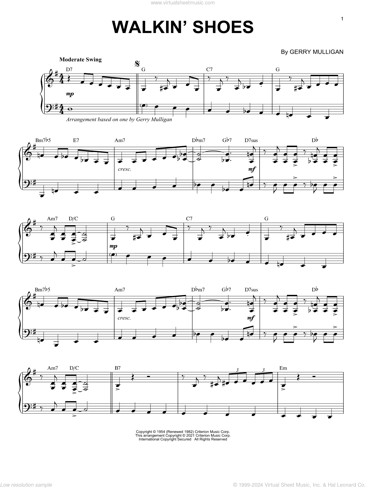 Walkin' Shoes [Jazz version] (arr. Brent Edstrom)