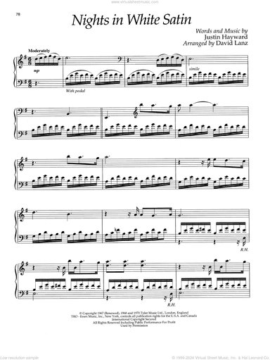 Nights In White Satin (arr. David Lanz)