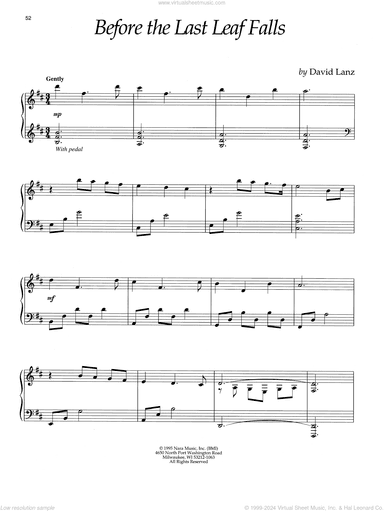 Before The Last Leaf Falls, (intermediate)