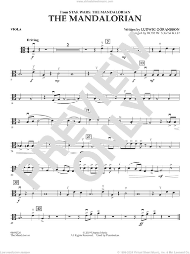 The Mandalorian (from Star Wars: The Mandalorian) (arr. Longfield)