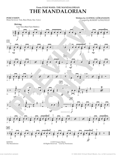 The Mandalorian (from Star Wars: The Mandalorian) (arr. Longfield)