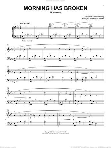 Morning Has Broken (arr. Phillip Keveren)