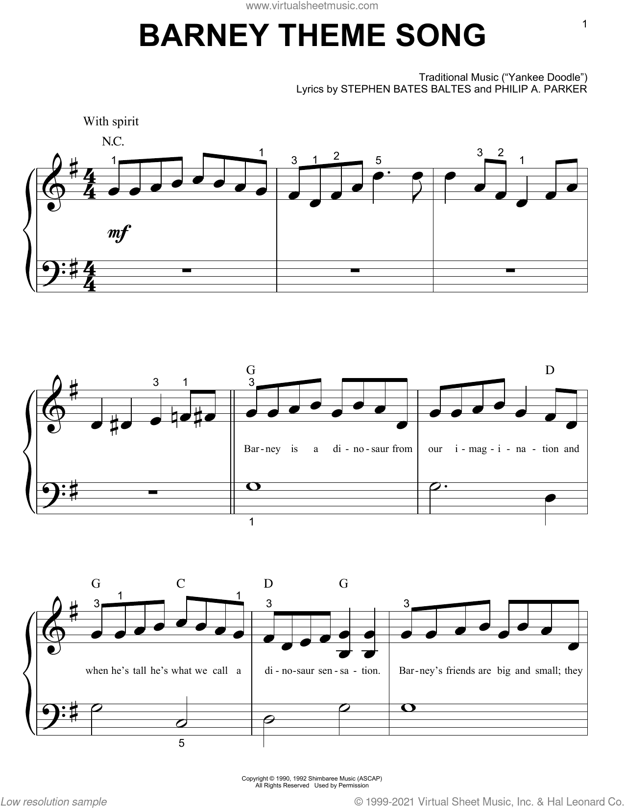 Barney Theme Song (from Barney)