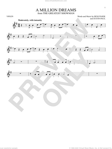 A Million Dreams (from The Greatest Showman)