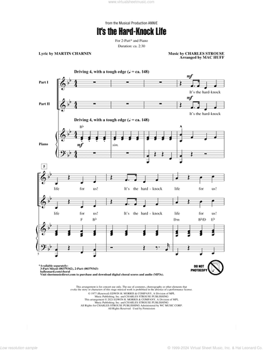 It's The Hard-Knock Life (from Annie) (arr. Mac Huff)