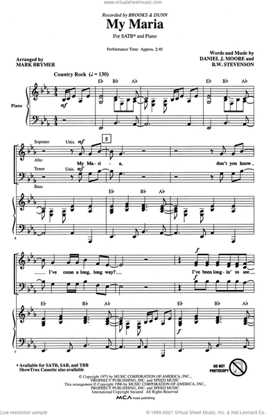 My Maria (arr. Mark Brymer)