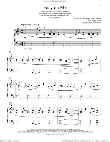Easy On Me (arr. Kevin Olson)