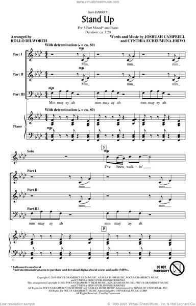 Stand Up (from Harriet) (arr. Rollo Dilworth)