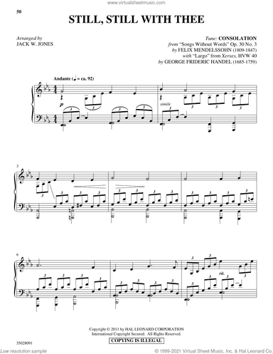 Still, Still With Thee (with "Largo")