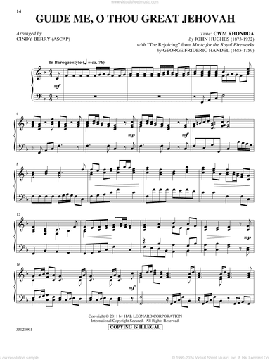 Guide Me, O Thou Great Jehovah (with "The Rejoicing")