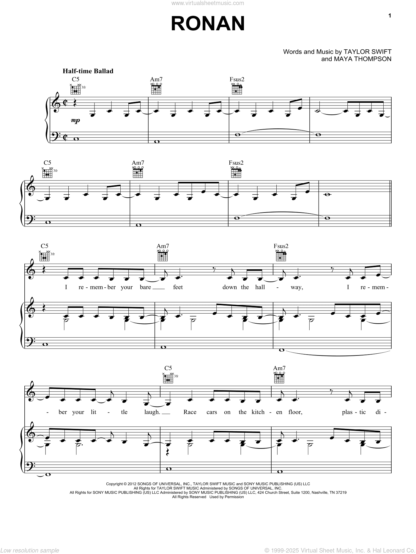 Ronan (Taylor's Version)