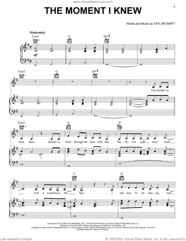 The Moment I Knew (Taylor's Version)