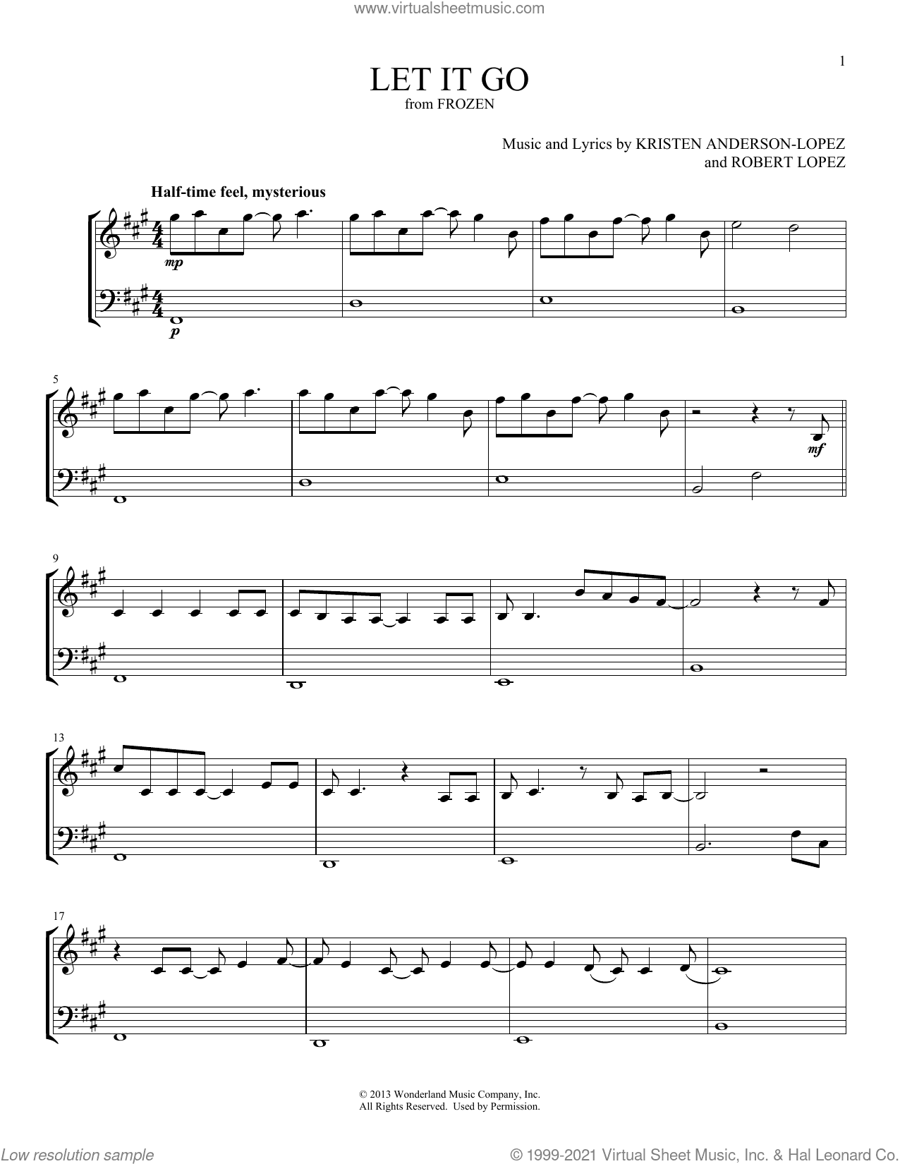 Let It Go (from Frozen)