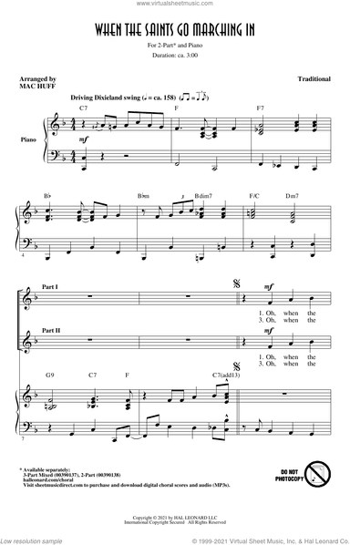 When The Saints Go Marching In (arr. Mac Huff)