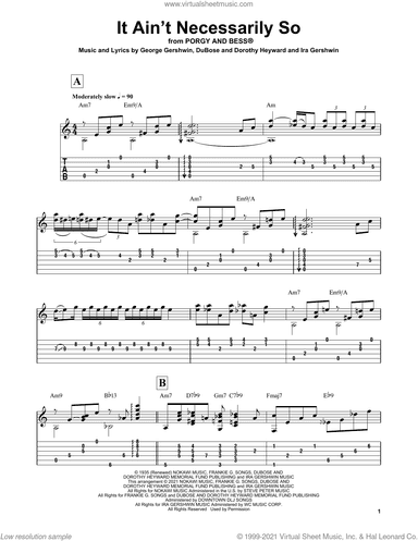 It Ain't Necessarily So (arr. Matt Otten)