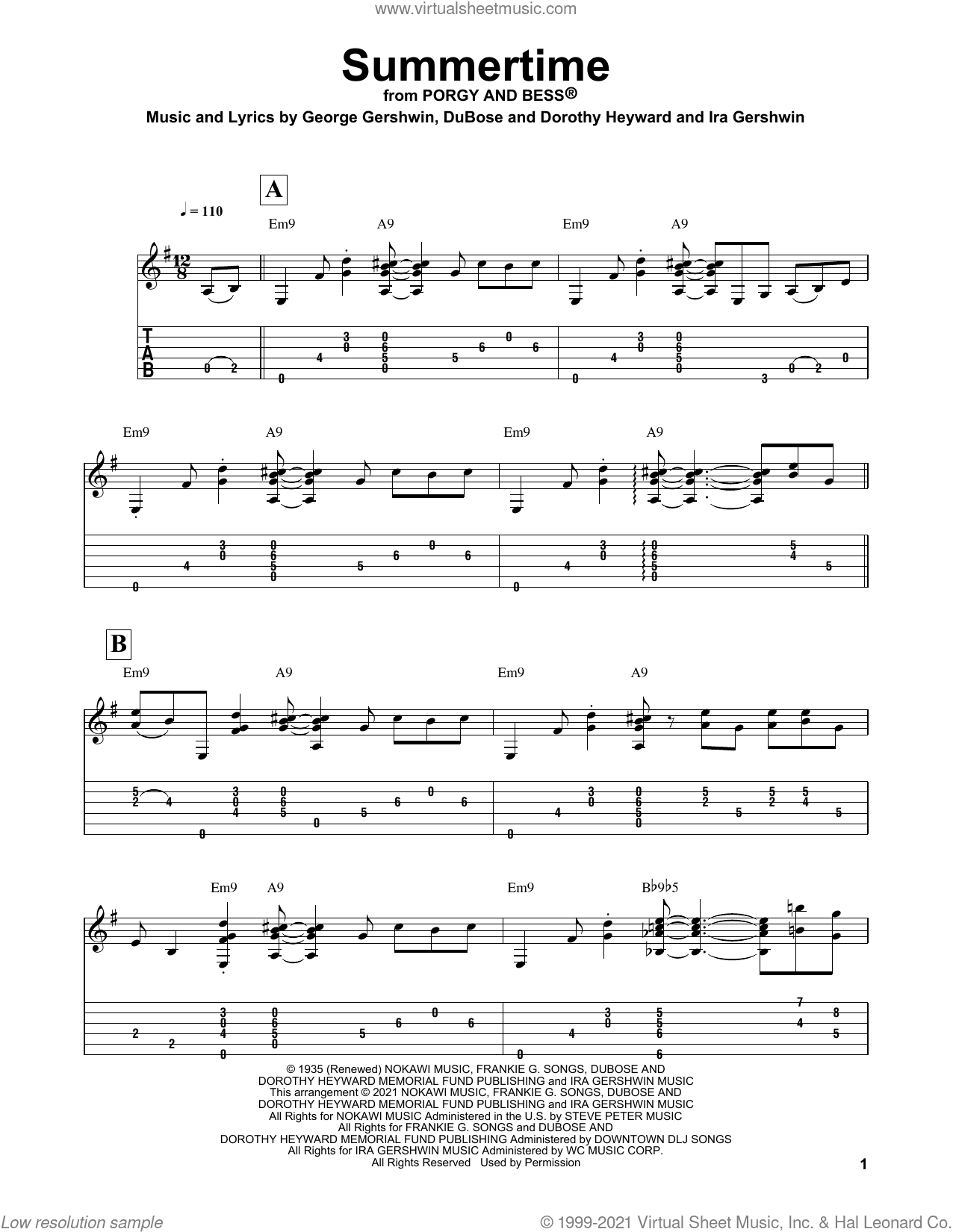 Summertime (arr. Matt Otten)