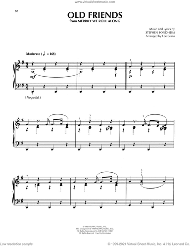 Old Friends (from Merrily We Roll Along) (arr. Lee Evans)