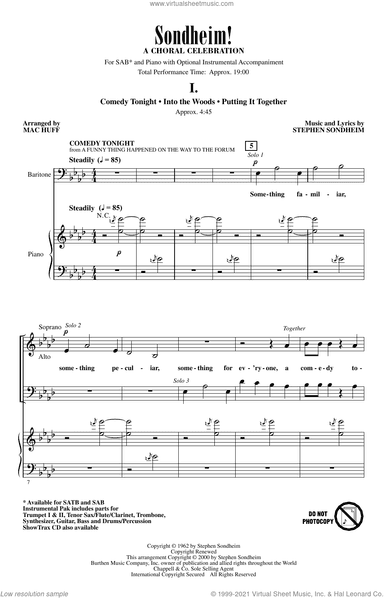 Sondheim! A Choral Celebration (Medley) (arr. Mac Huff)