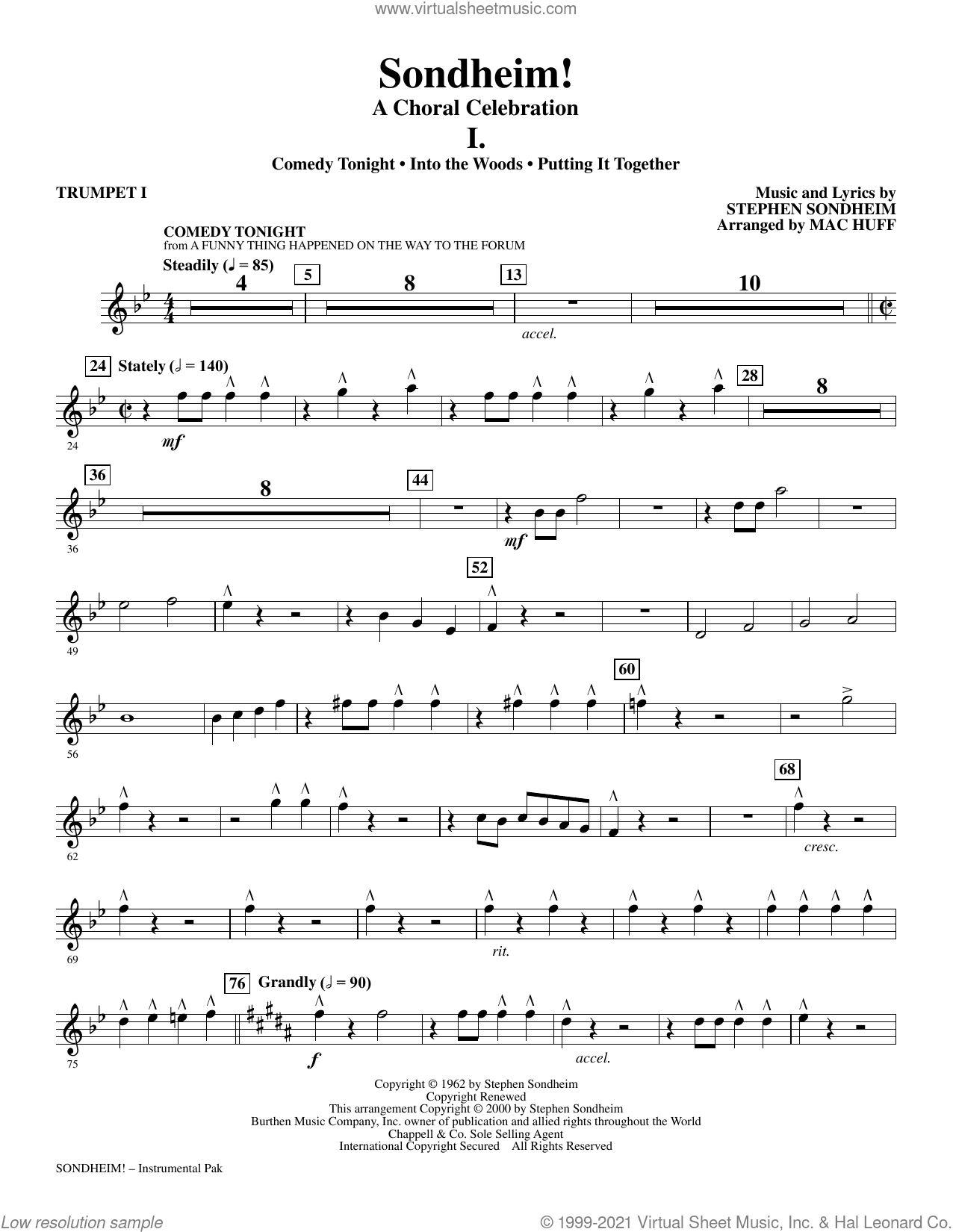 Sondheim! A Choral Celebration (Medley) (arr. Mac Huff)