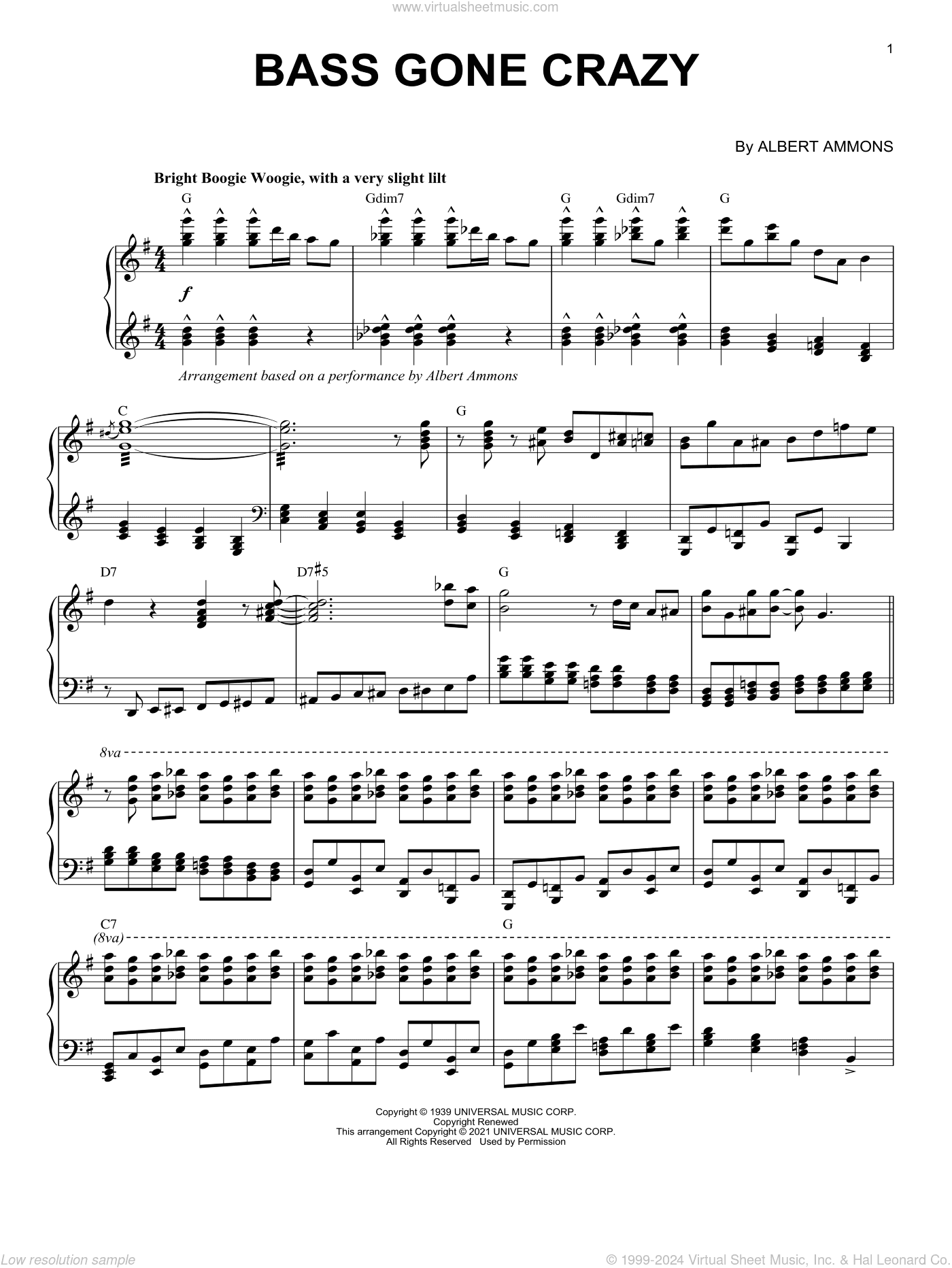 Bass Gone Crazy (arr. Brent Edstrom)