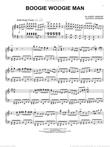 Boogie Woogie Man (arr. Brent Edstrom)