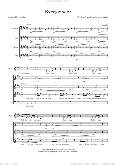 Everywhere (arr. Ben See)