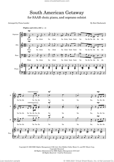 South American Getaway (arr. Fiona Lander)