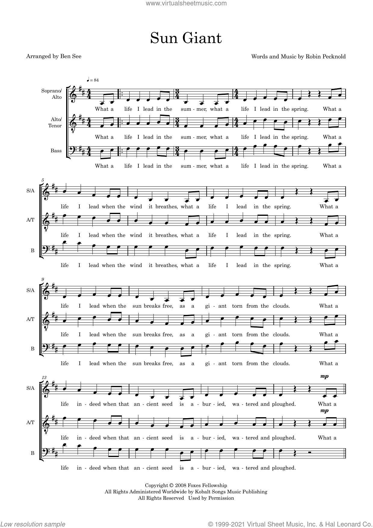 Sun Giant (arr. Ben See)
