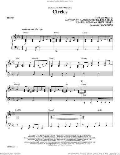 Circles (arr. Jack Zaino) (complete set of parts)