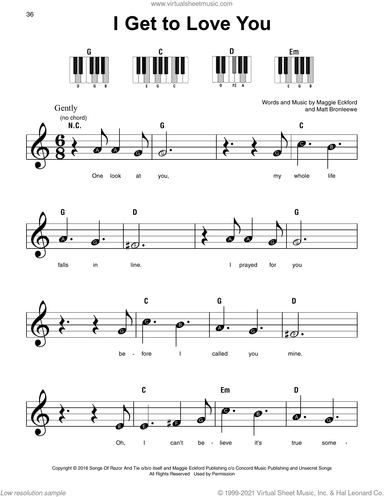 I Get To Love You, (beginner)