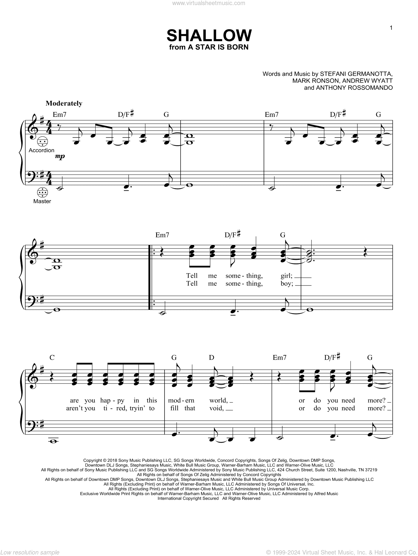 Shallow (from A Star Is Born)