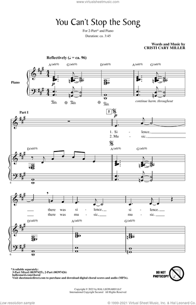 You Can't Stop The Song
