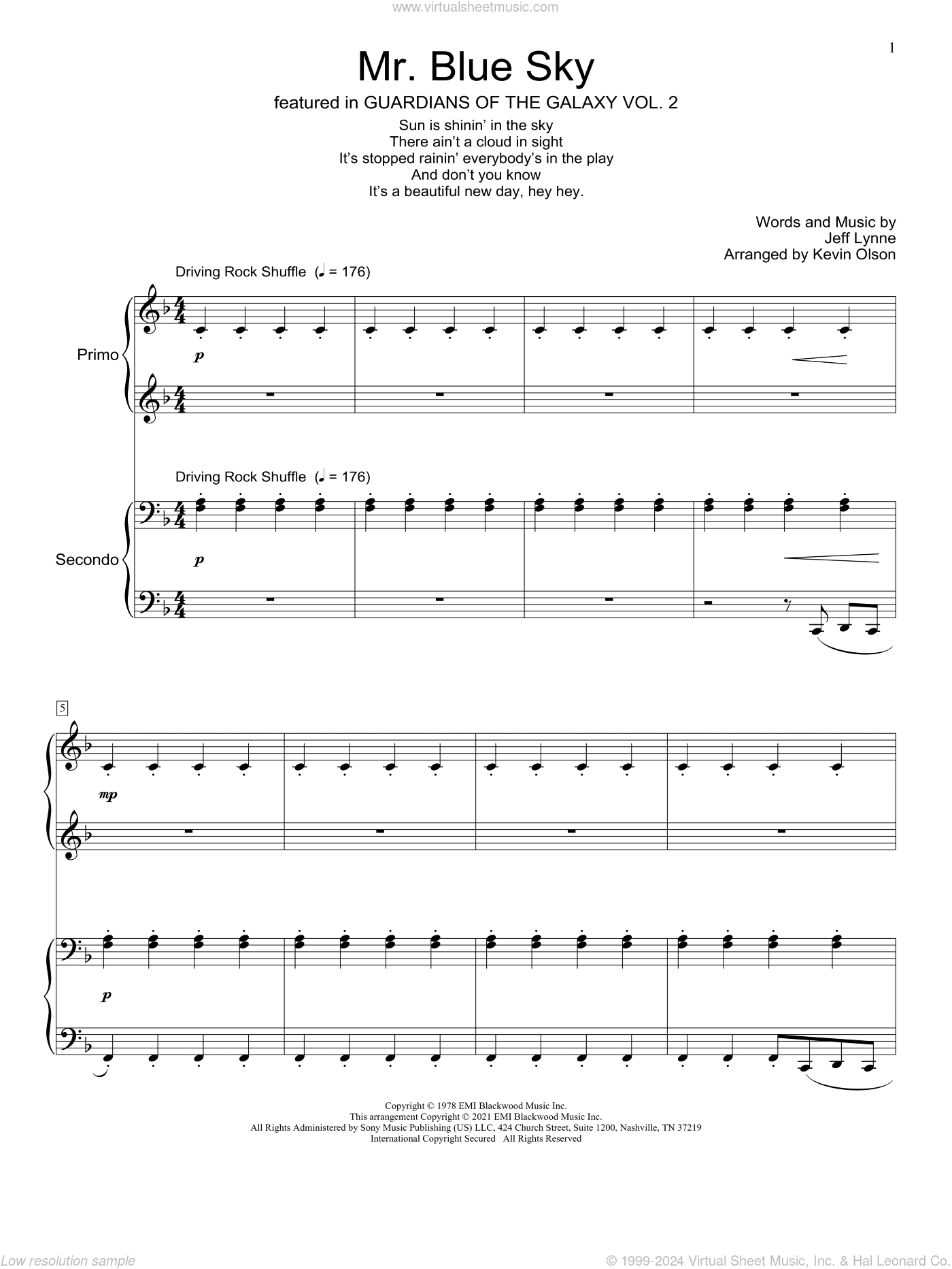 Mr. Blue Sky (arr. Kevin Olson)