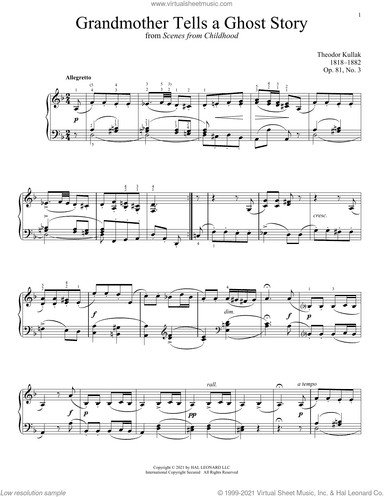 Grandmother Tells A Ghost Story, Op. 81, No. 3