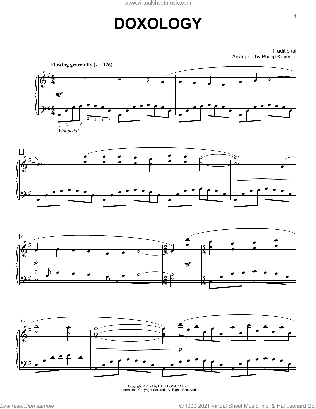 Doxology (arr. Phillip Keveren)