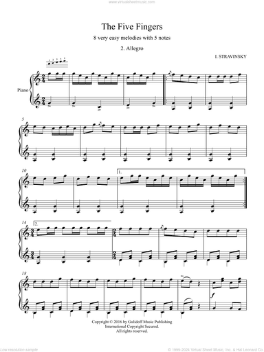 Five Fingers: 2. Allegro