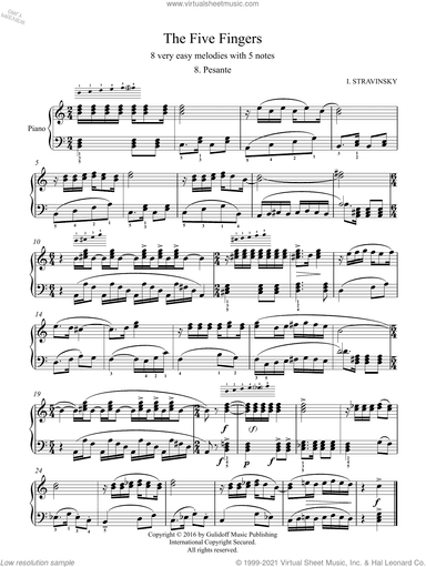 Five Fingers: 8. Pesante