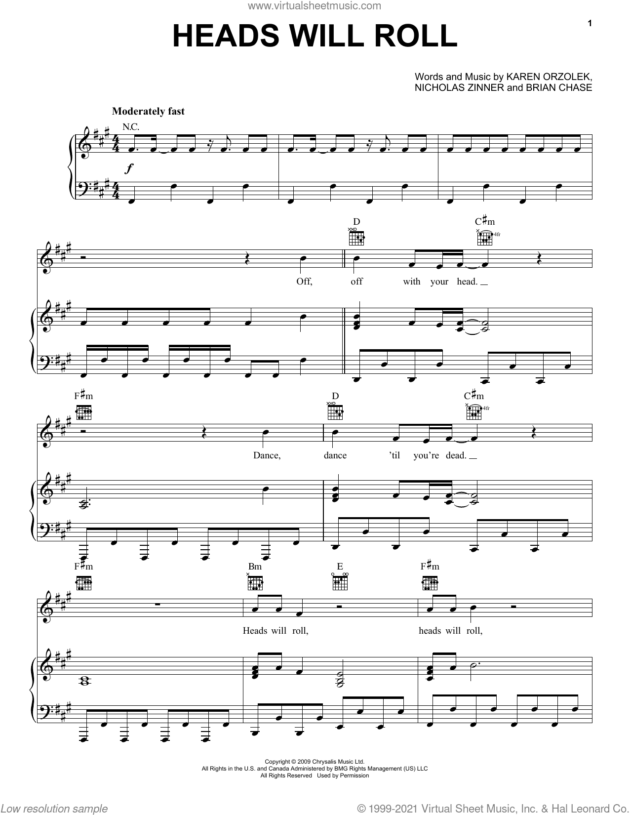 Heads Will Roll (from Sing 2)