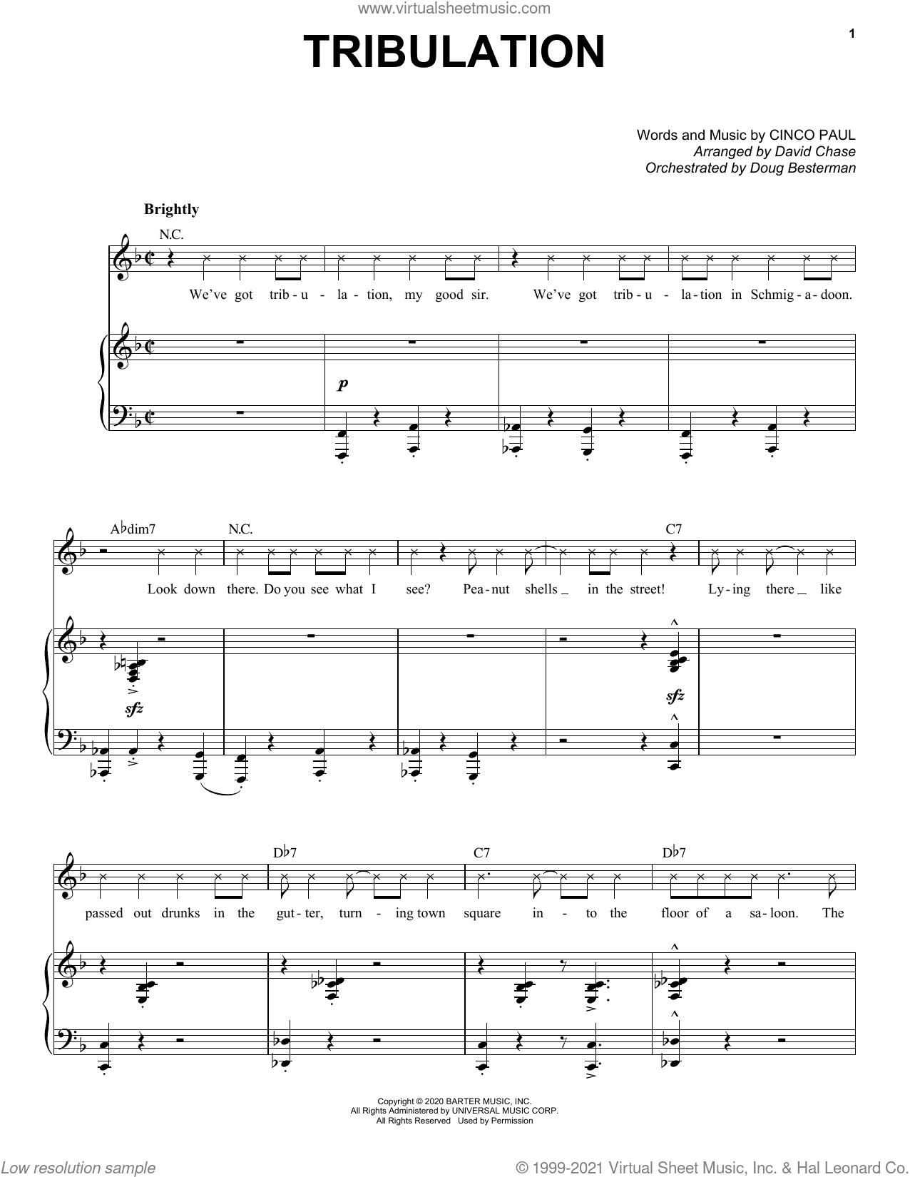 Tribulation (from Schmigadoon!)