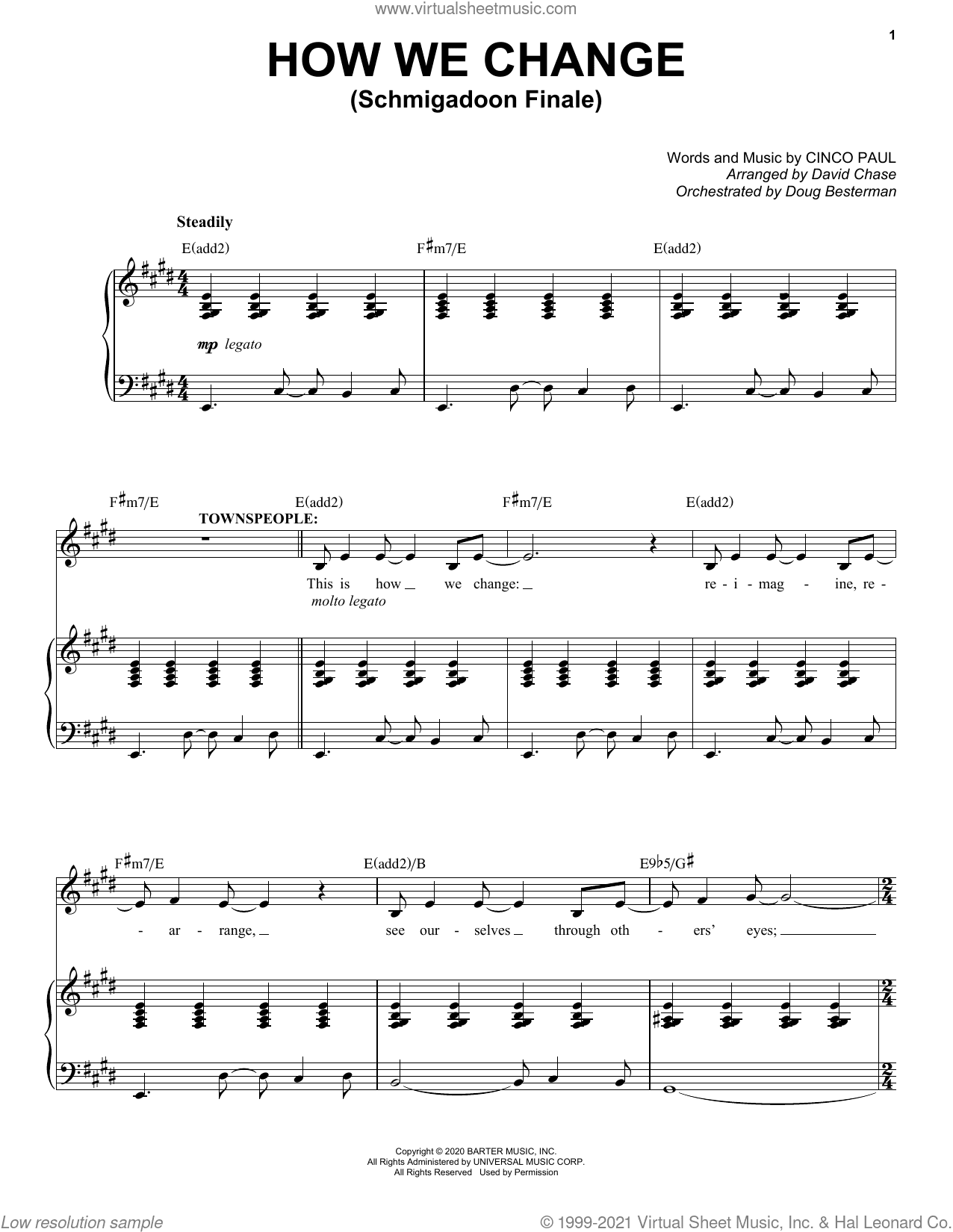 How We Change / Finale (from Schmigadoon!)