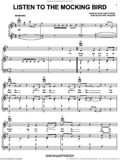 Listen To The Mocking Bird