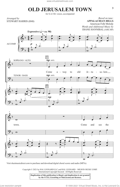 Old Jerusalem Town (arr. Stewart Harris)