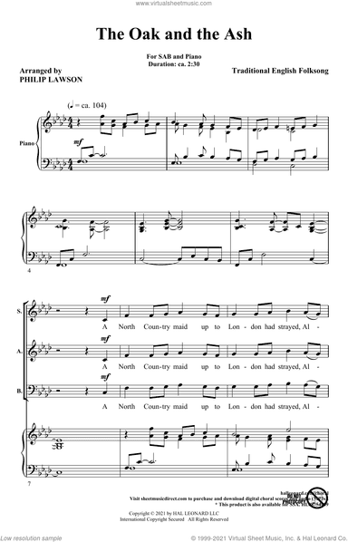 The Oak And The Ash (arr. Philip Lawson)