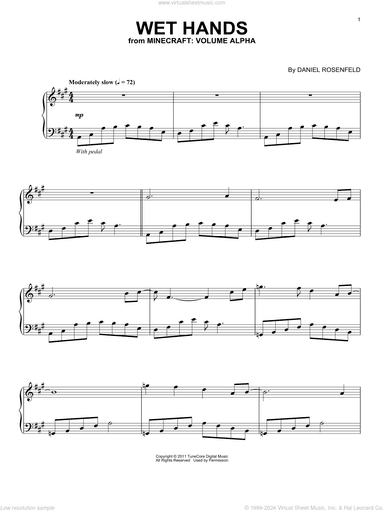 Wet Hands (from Minecraft), (intermediate)