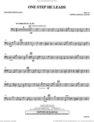 One Step He Leads (complete set of parts)