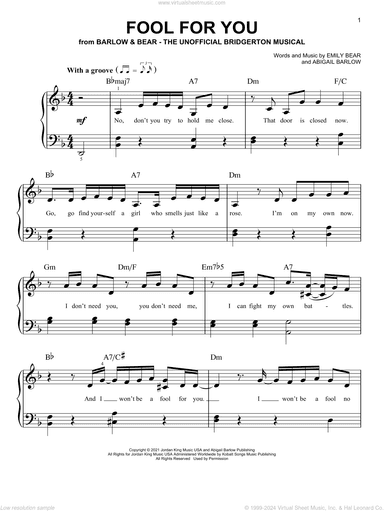 Fool For You (from The Unofficial Bridgerton Musical)