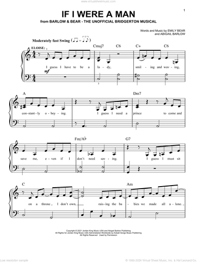 If I Were A Man (from The Unofficial Bridgerton Musical)