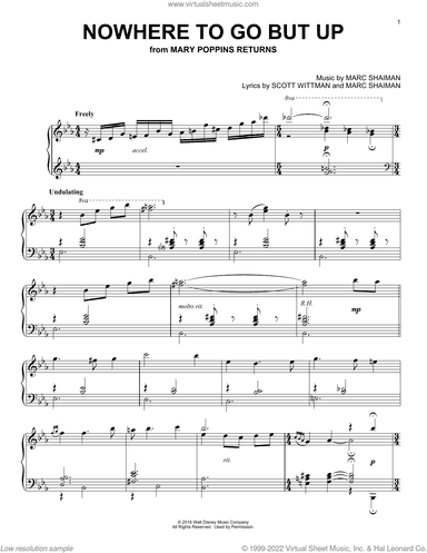Nowhere To Go But Up (from Mary Poppin's Returns)