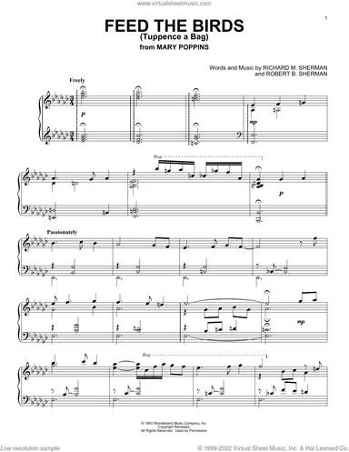 Feed The Birds (Tuppence A Bag) (from Mary Poppins)